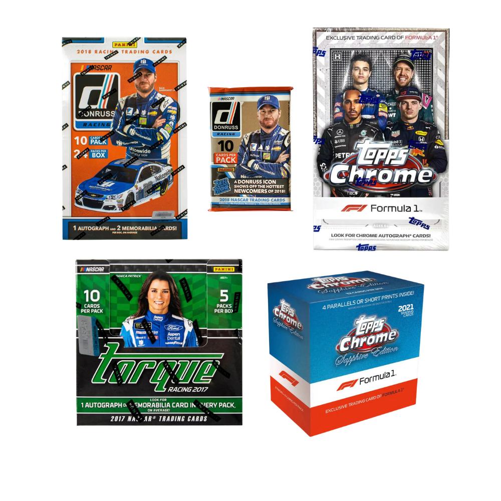 Cartes de course automobile F1 et Nascar