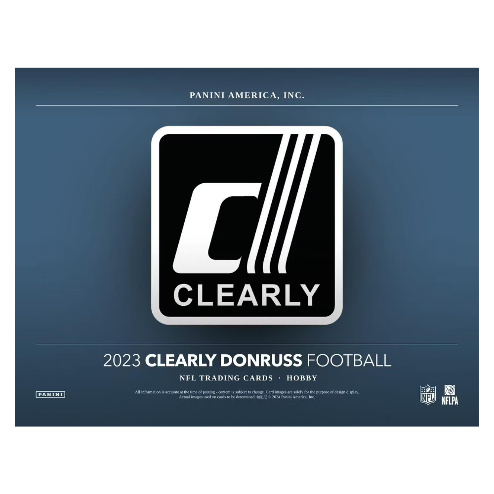 2023 Panini Donruss Clearly Football Hobby Box