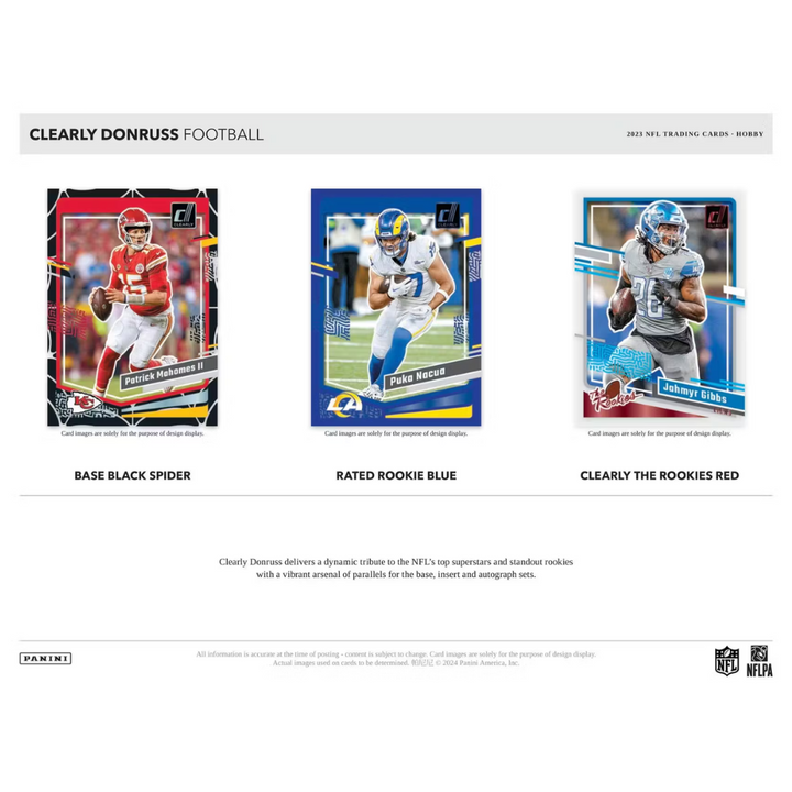 2023 Panini Donruss Clearly Football Hobby Box
