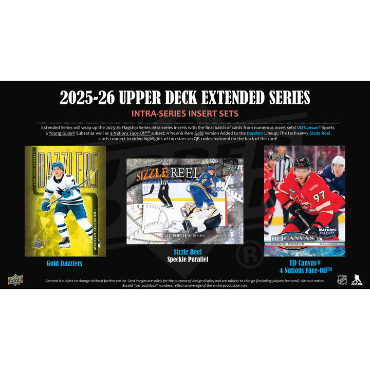 2025-26 Upper Deck Extended Series Hobby Box