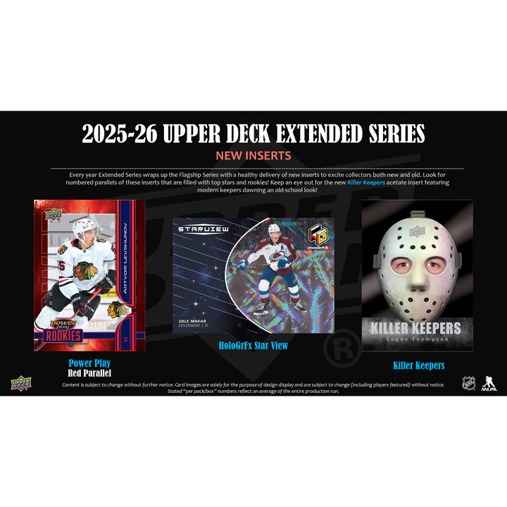 2025-26 Upper Deck Extended Series Hobby Box