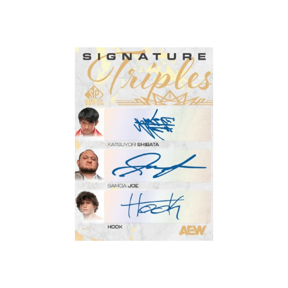 2025 Upper Deck AEW All Elite Wrestling SP Signature Edition Hobby Box