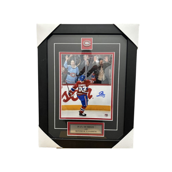 Autographed Hockey Photo Frame - Ivan Demidov (14 x 18)