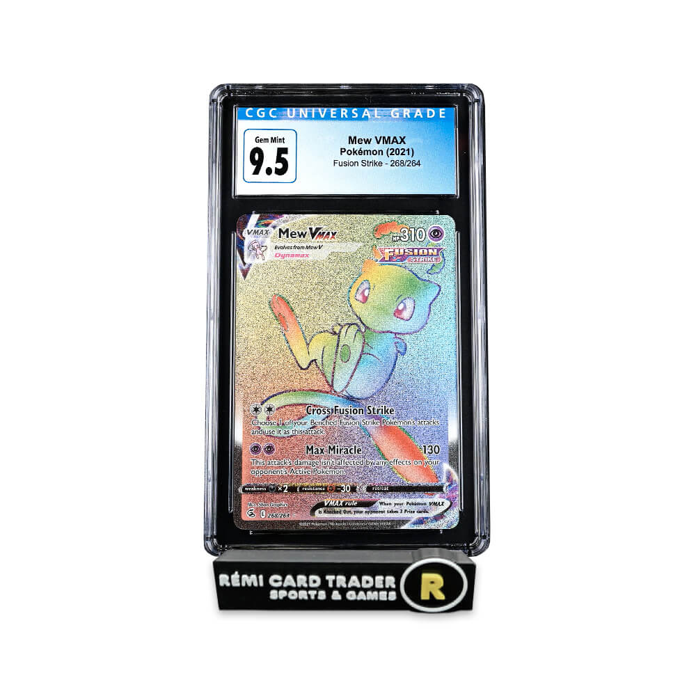 POKÉMON 2021 MEW VMAX (FUSION STRIKE) #268 CGC GEM MINT 9.5