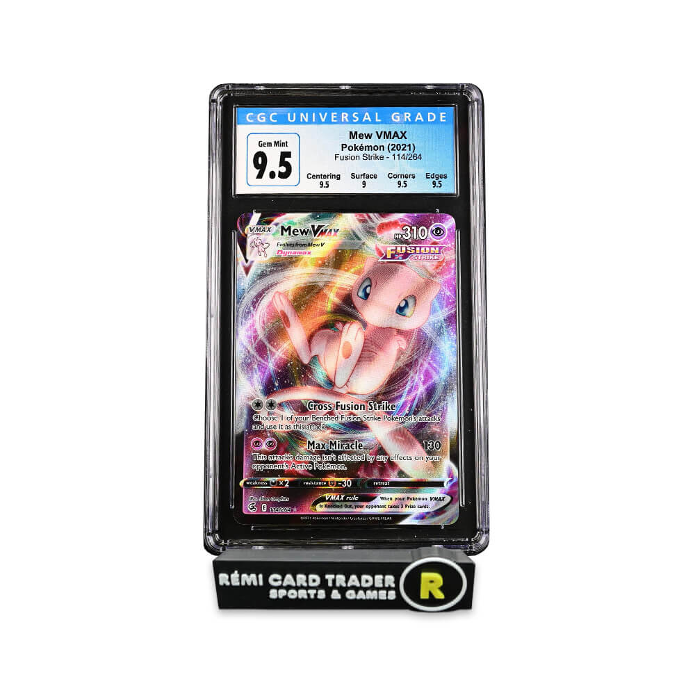 POKÉMON 2021 Mew VMAX (Fusion Strike) #114 CGC Gem Mint 9.5