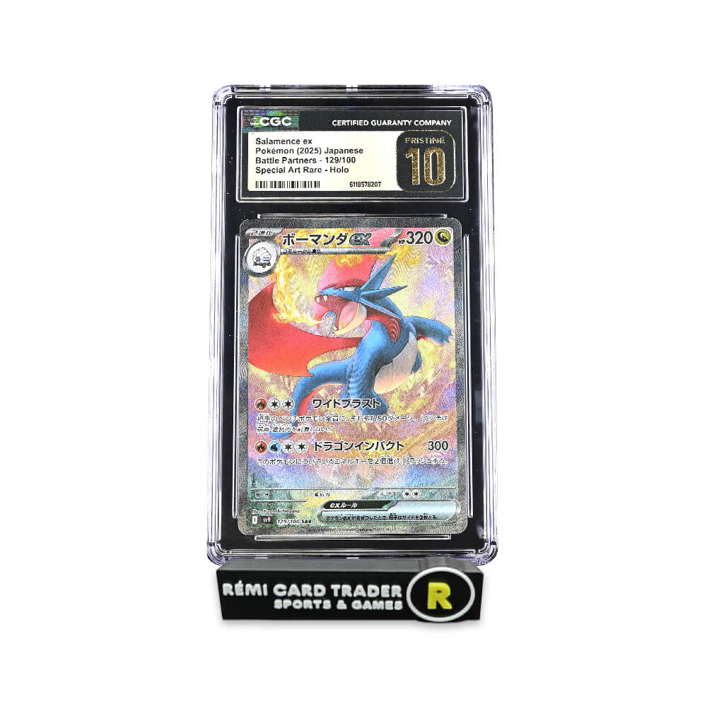 POKÉMON 2025 SALAMENCE EX (JAPANESE BATTLE PARTNERS) #129 CGC PRISTINE 10