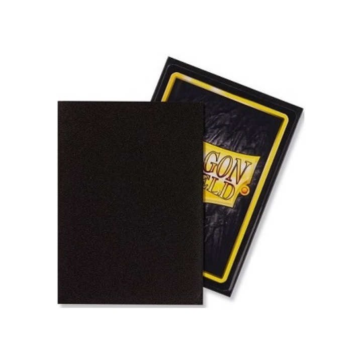 Dragon Shield - Standard Size Sleeves - Black Matte - 100ct