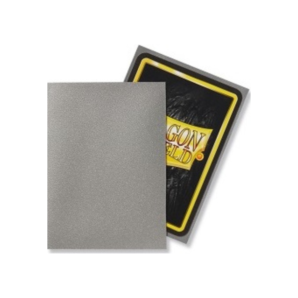 Dragon Shield - Standard Size Sleeves - Silver Matte - 100ct