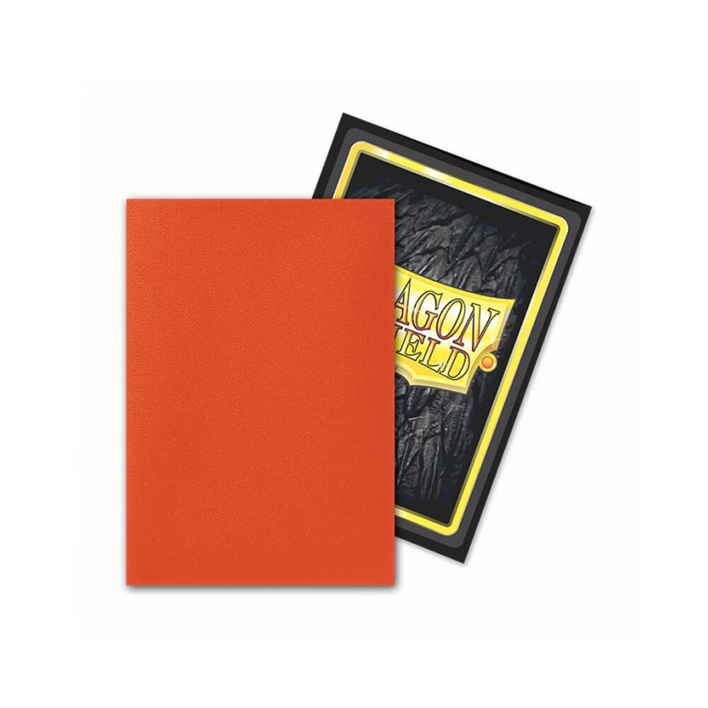 Dragon Shield - Dual Japanese Size Sleeves - Matte Ember - 60ct