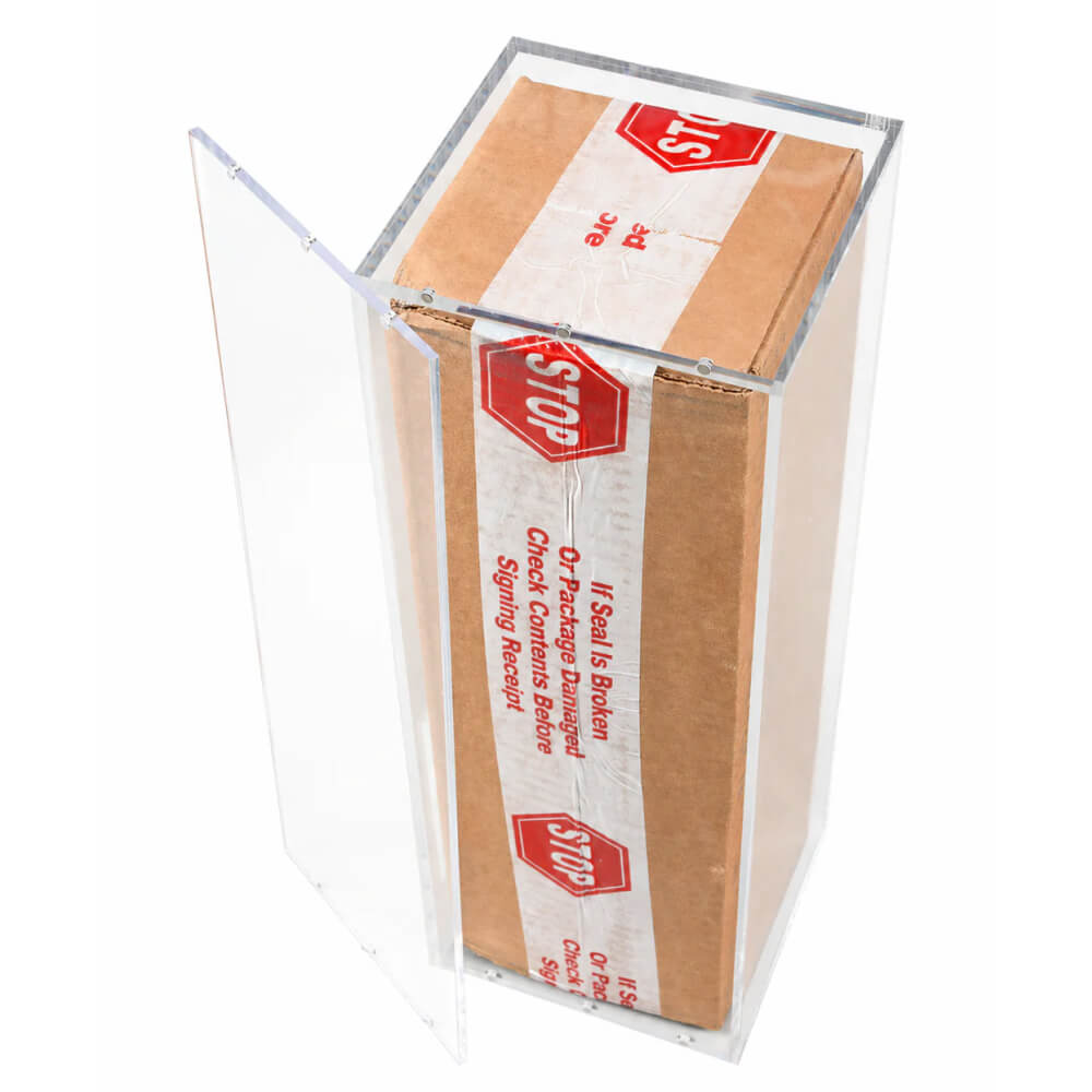 Protecteur Acrylique Transparent Avec Couvercle Magnétique - Evoretro - Pour Caisse de 6 Booster Box