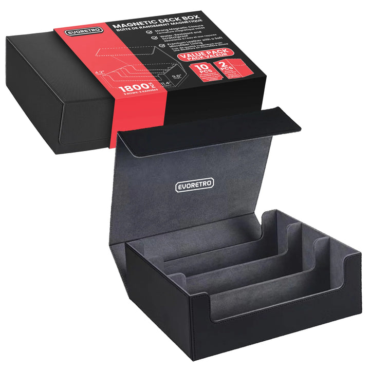 Evoretro Magnetic Storage Box (1800-card capacity)