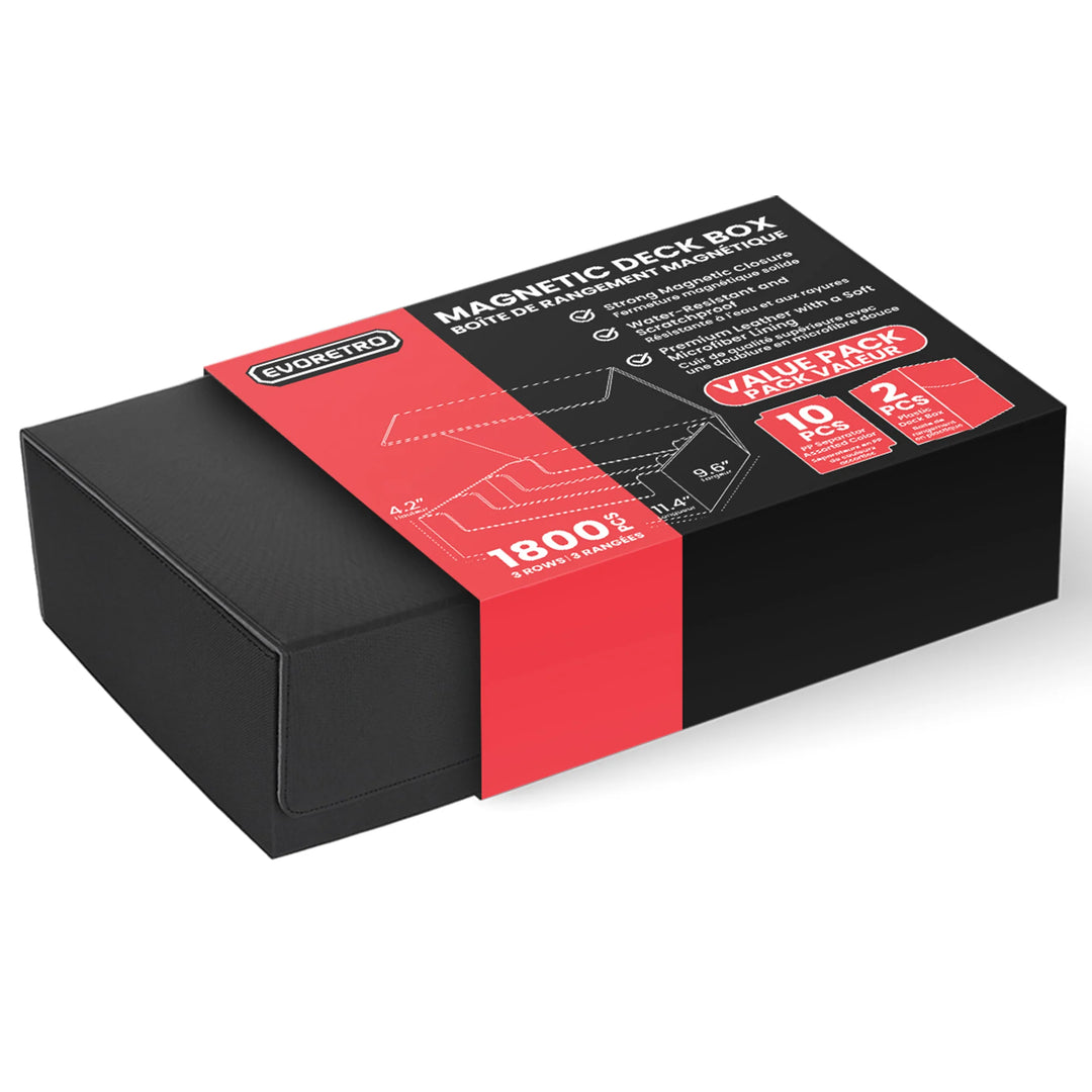Evoretro Magnetic Storage Box (1800-card capacity)