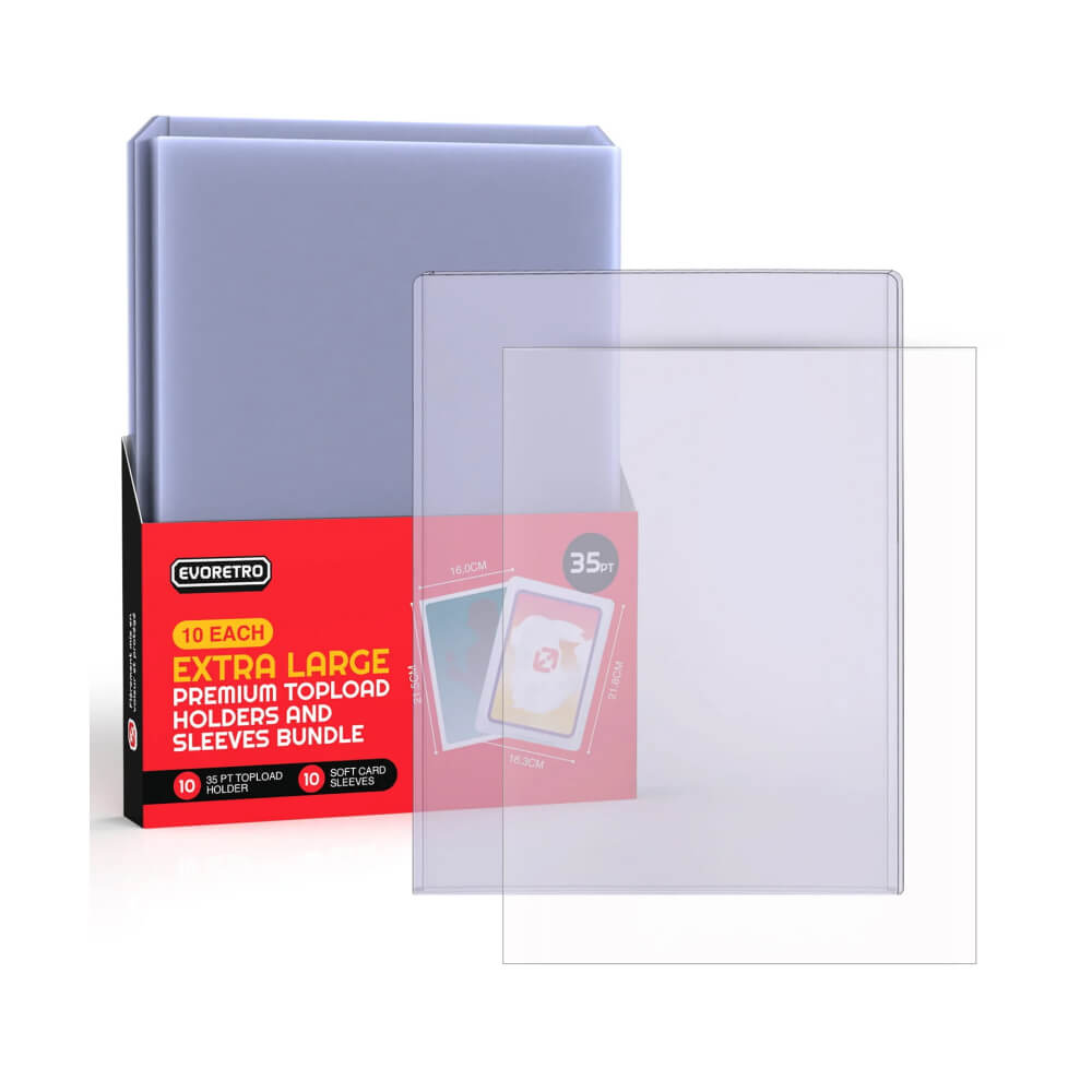 Toploaders Géant & Sleeves Evoretro - 35pt (Paquet de 10)