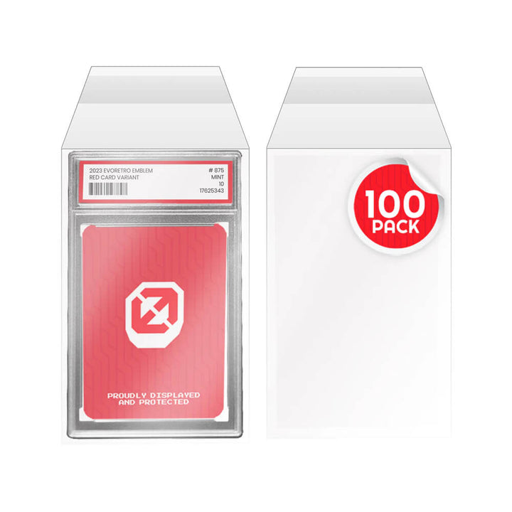 Sleeves EVORETRO Pour Cartes Gradées - Paquet De 100