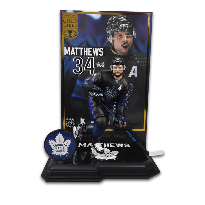 Auston Matthews (Toronto Maple Leafs) 7" NHL Gold Label Figure