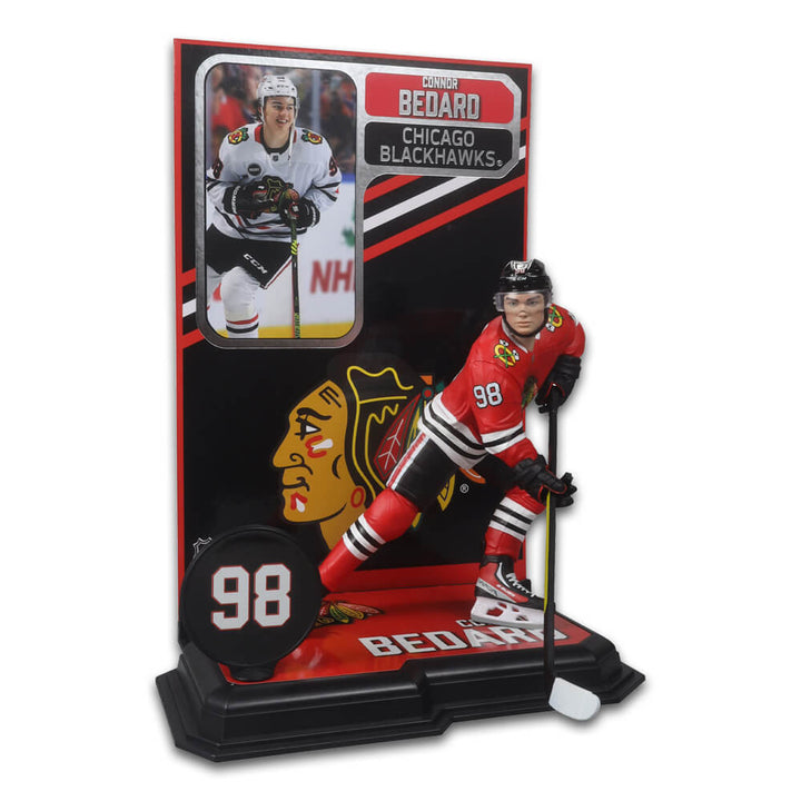 Figurine de 7 po de la LNH - Connor Bedard (Chicago Blackhawks)