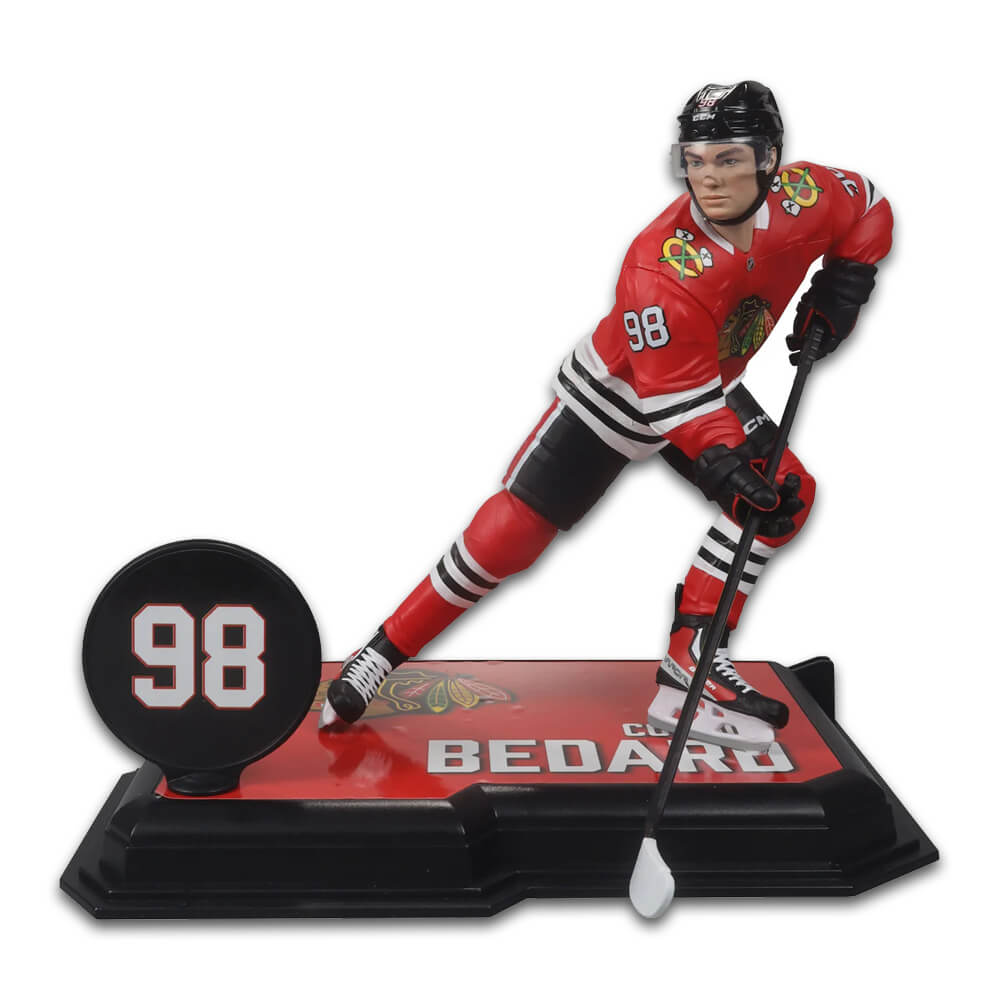 Figurine de 7 po de la LNH - Connor Bedard (Chicago Blackhawks)