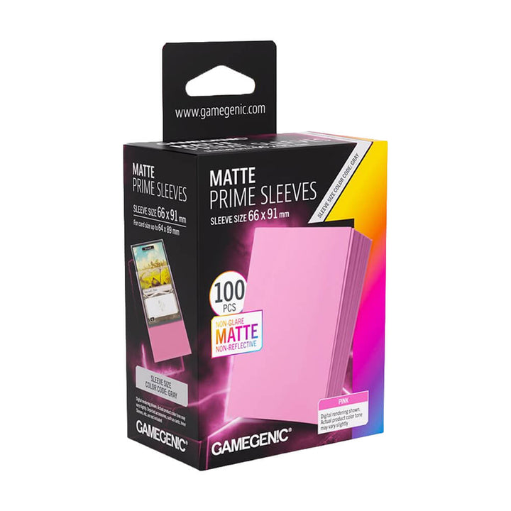 GameGenic - Matte Prime Sleeves - 100ct