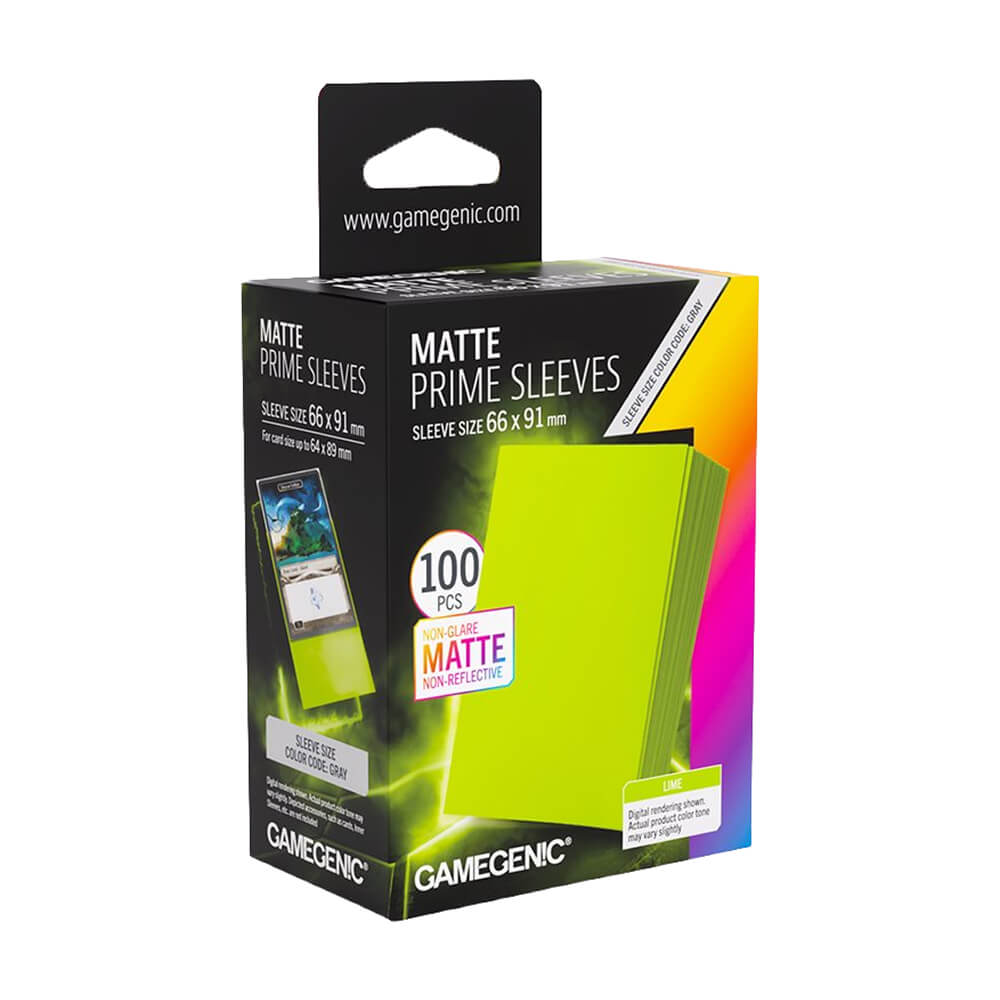 GameGenic - Matte Prime Sleeves - 100ct