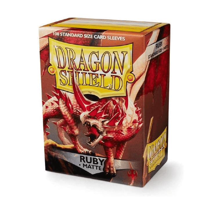 Dragon Shield - Standard Size Sleeves - Ruby Matte - 100ct