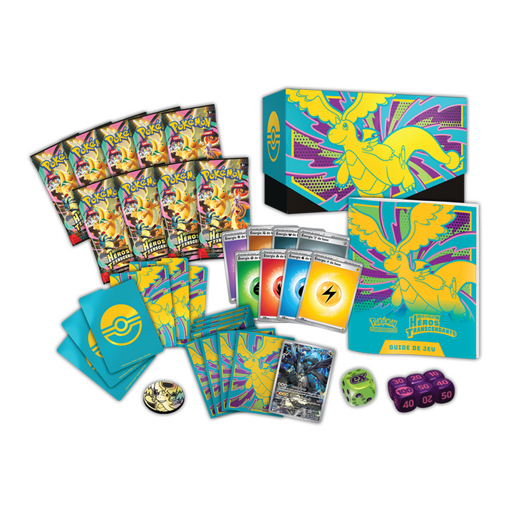 (Français) Pokémon - Méga Évolution Héros Transcendants - Coffret Dresseurs d'Élite