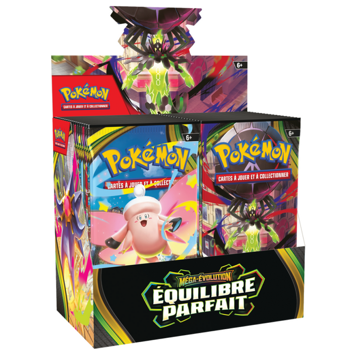 (French) Pokémon - Méga Évolution Équilibre Parfait - Présentoir de Boosters