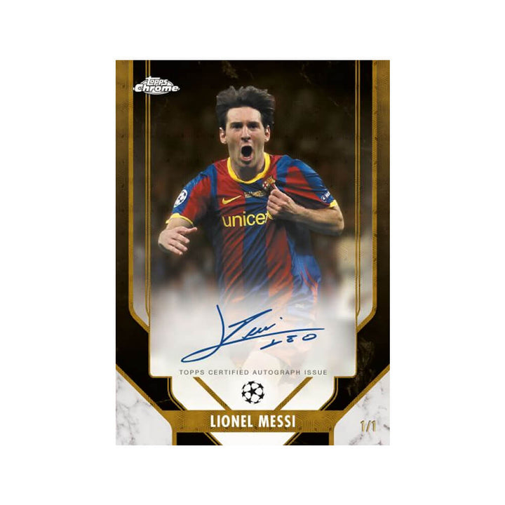 2025-26 Topps Chrome UEFA Club Competitions Soccer Value Box