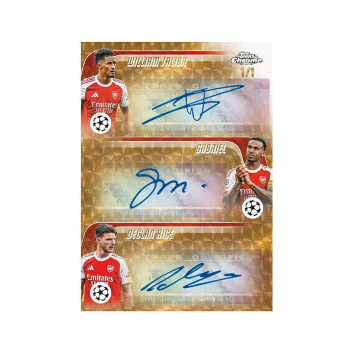 2025-26 Topps Chrome UEFA Club Competitions Soccer Value Box