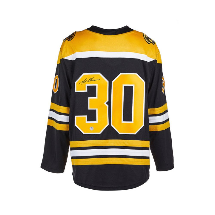 Official Autographed Fanatics Jersey - Gerry Cheevers