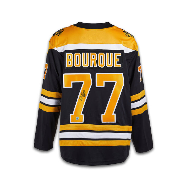 Jersey Fanatics Autographié par Raymond Bourque - Noir