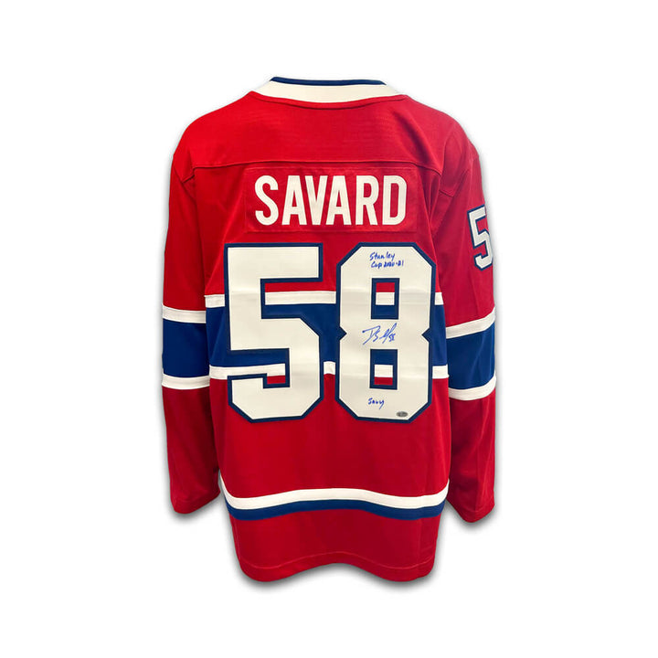 Chandail Officiel Autographié Fanatics - David Savard