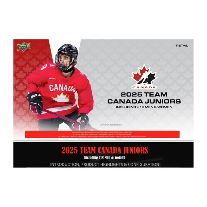 2025 Upper Deck Team Canada Juniors Hockey Blaster Box