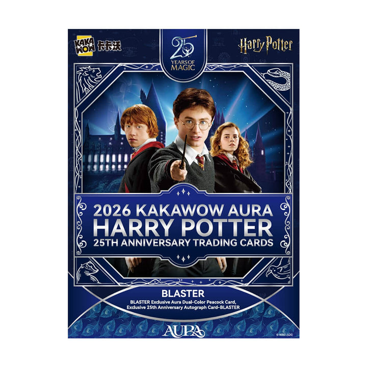 2026 Kakawow Aura - Harry Potter Collectible Cards - 25th Anniversary - Blaster Box