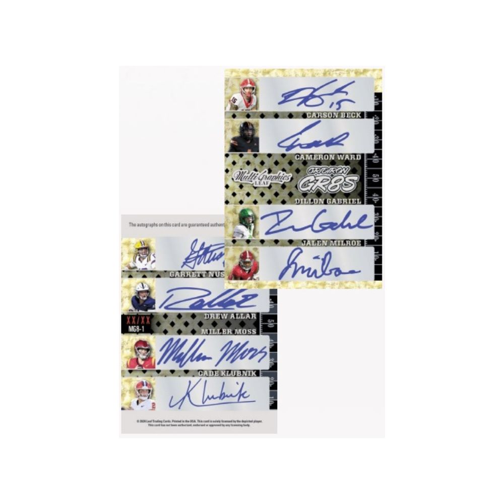 2024 Leaf Eclectic Football Jumbo Hobby Box