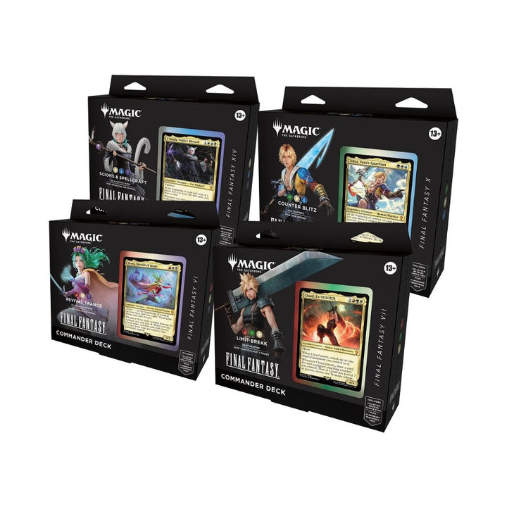 MTG - Final Fantasy - English Commander Deck - Ensemble de 4