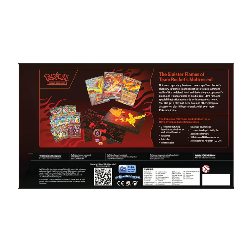 Pokémon Team Rocket Moltres Ex Ultra Premium Collection