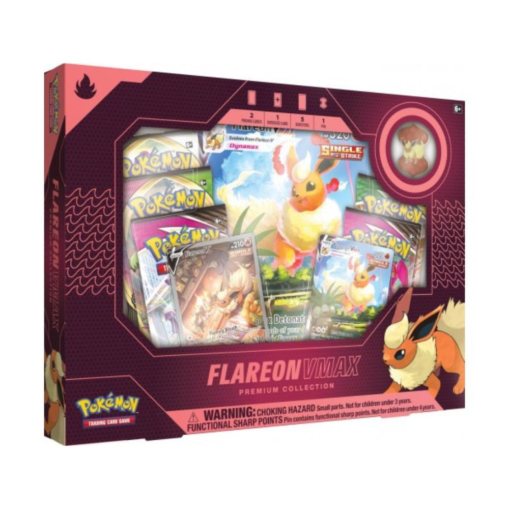 Pokémon Flareon Vmax Premium Collection Box
