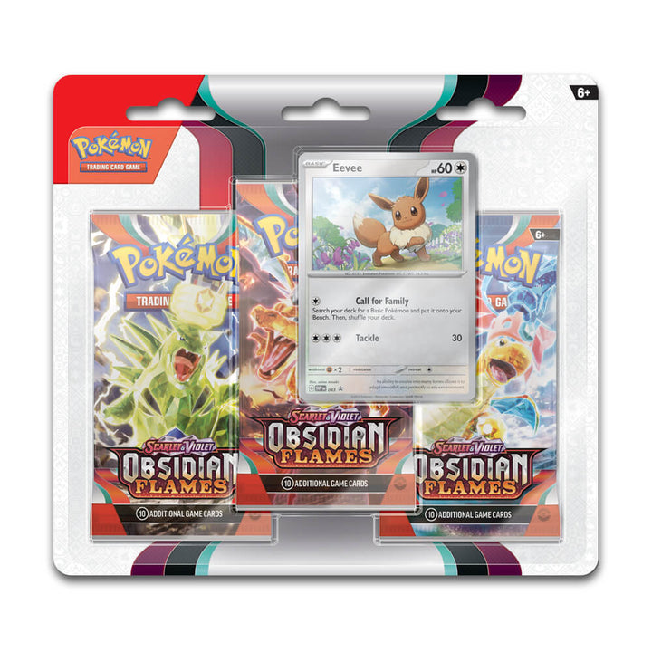 Pokémon Scarlet & Violet Obsidian Flames 3 Pack Blister