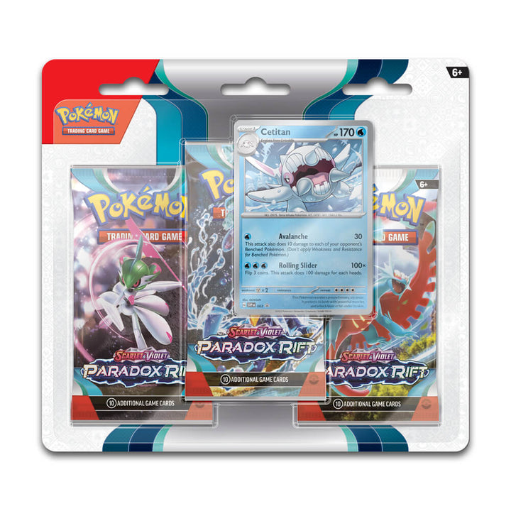 Pokémon Scarlet & Violet Paradox Rift 3 Pack Blister