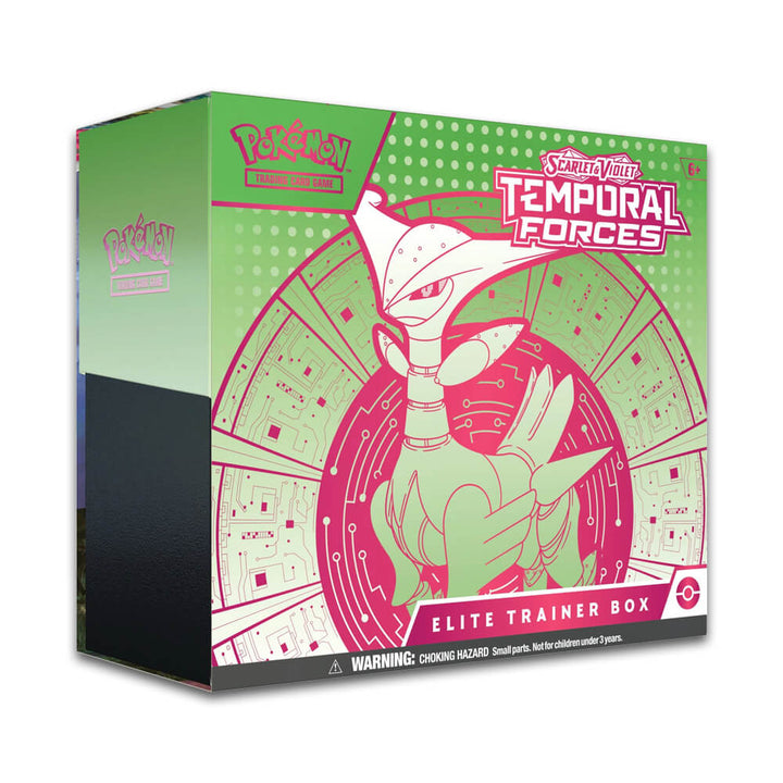Pokémon Scarlet & Violet Temporal Forces Elite Trainner Box Iron Leaves ex