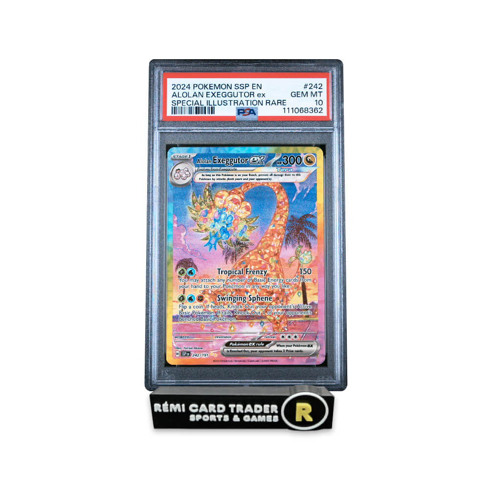 POKÉMON 2024 ALOLAN EXEGGUTOR EX (SURGING SPARKS) #242 PSA GEM MT 10