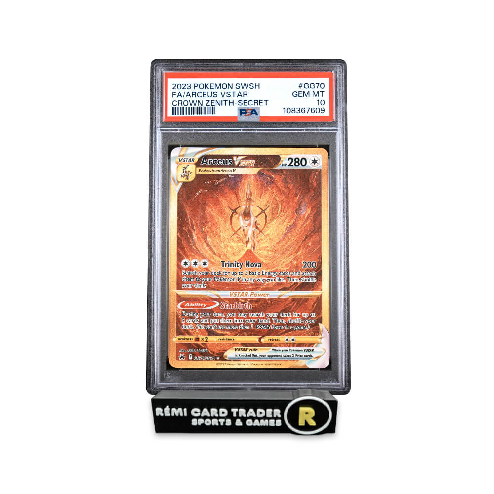 POKÉMON 2023 ARCEUS VSTAR (CROWN ZENITH) #GG70 PSA GEM MT 10
