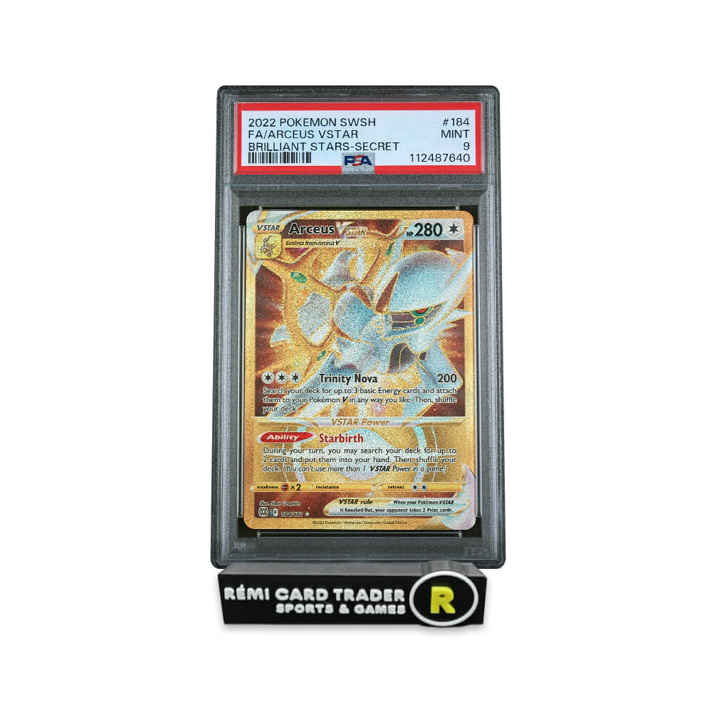 POKÉMON 2022 ARCEUS VSTAR (BRILLIANT STARS SECRET) #184 PSA MINT 9