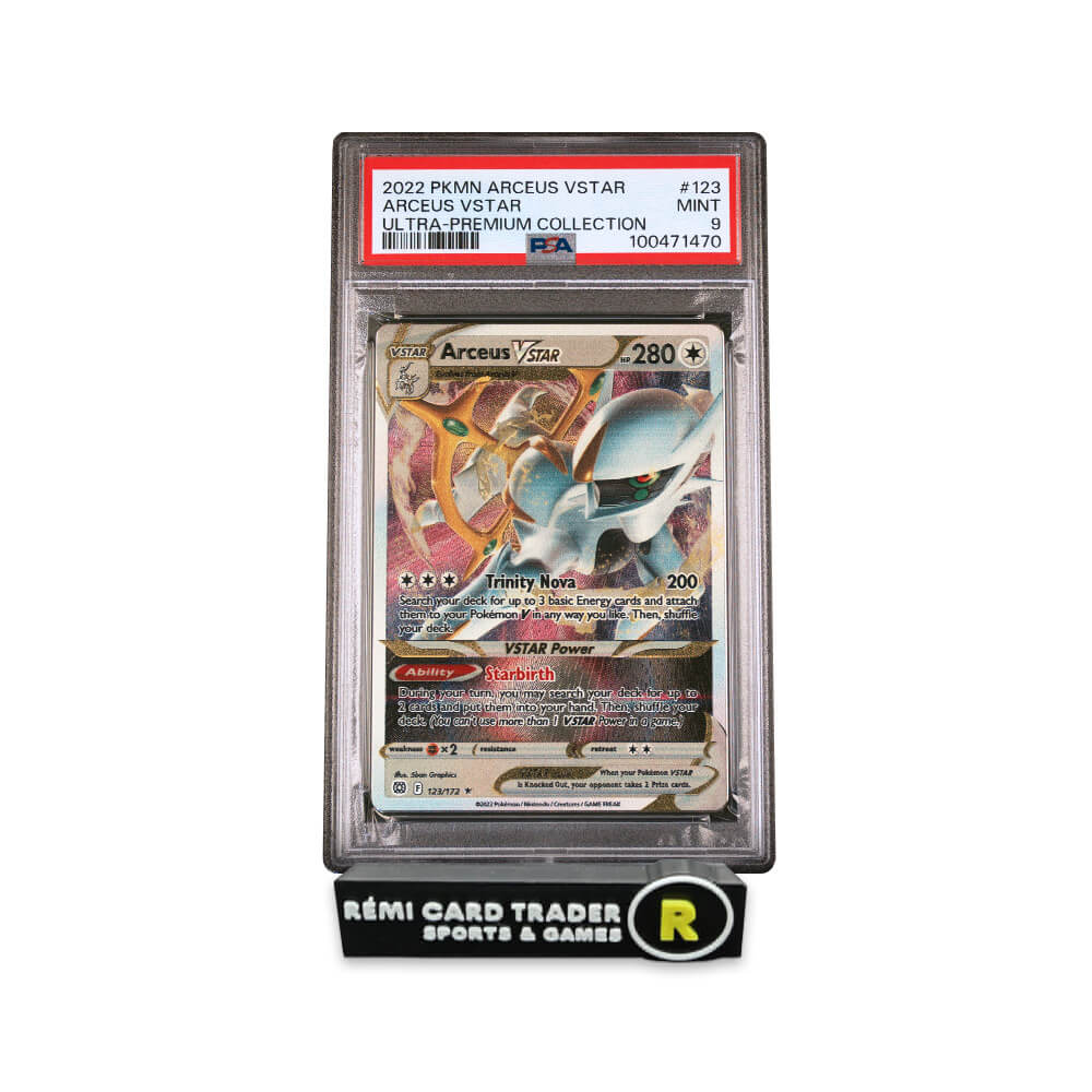 POKÉMON 2022 Arceus VSTAR (ULTRA-PREMIUM COLLECTION-METAL) #123 PSA MINT 9