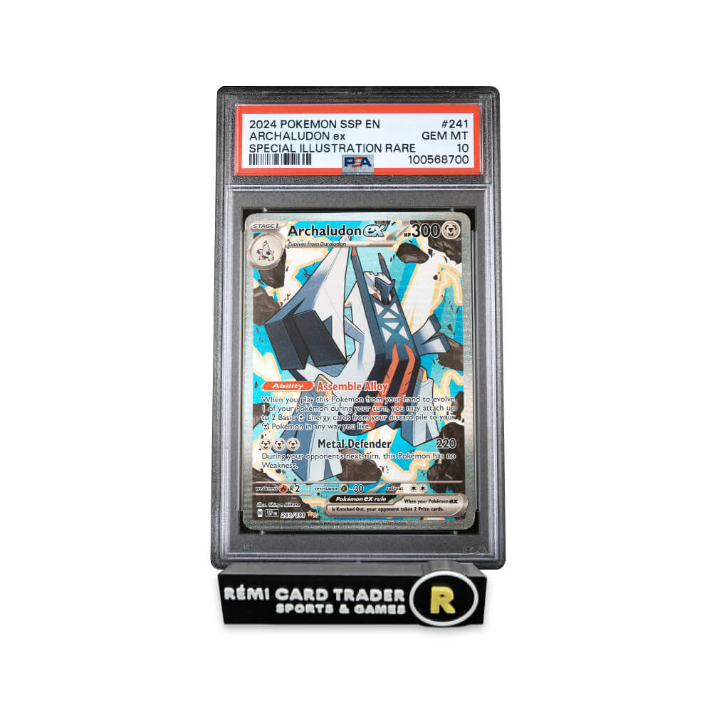 POKÉMON 2024 ARCHALUDON EX (SURGING SPARKS) #241 PSA GEM MT 10