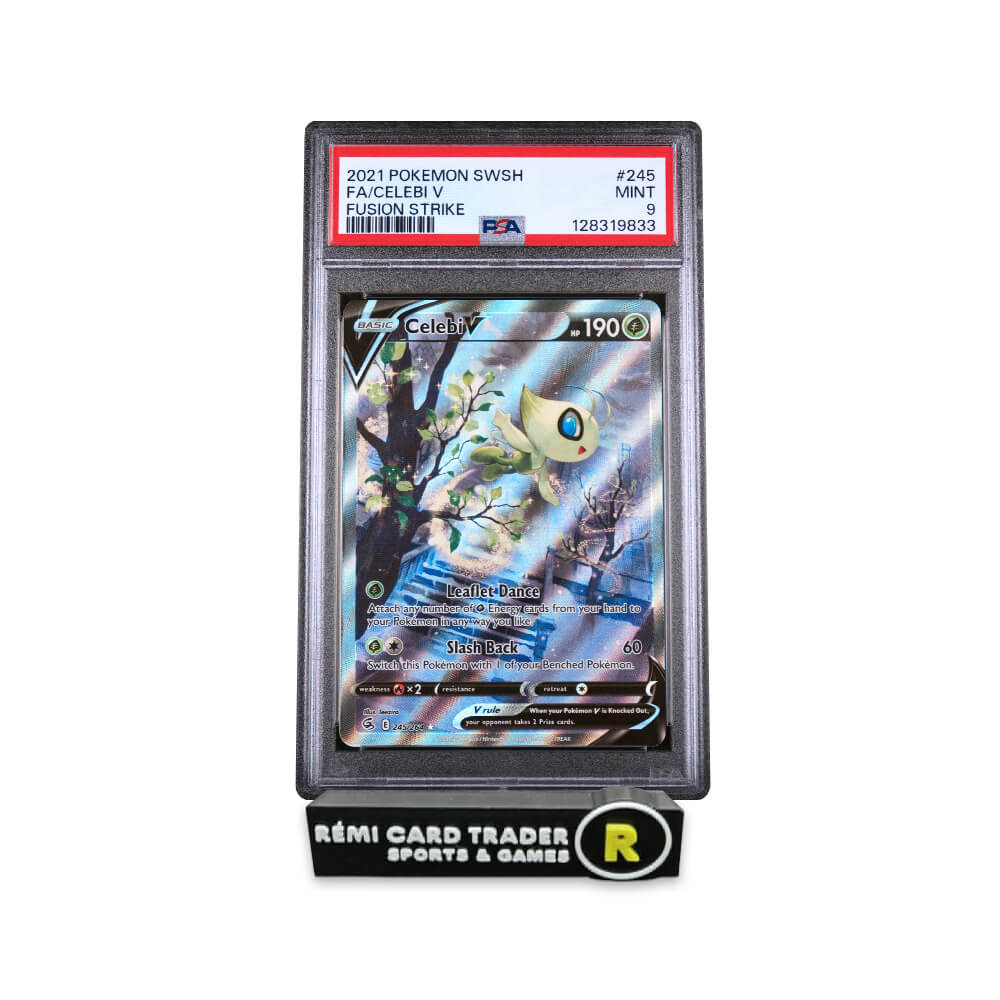 POKÉMON 2021 CELEBI V (FUSION STRIKE) #245 PSA MINT 9