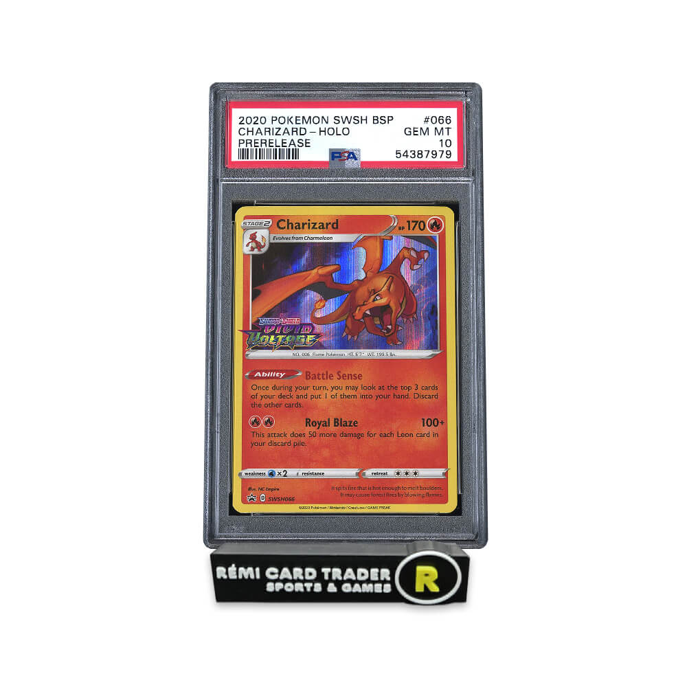 POKÉMON 2020 CHARIZARD (BLACK STAR PROMO PRERELEASE) #066 PSA GEM MT 10