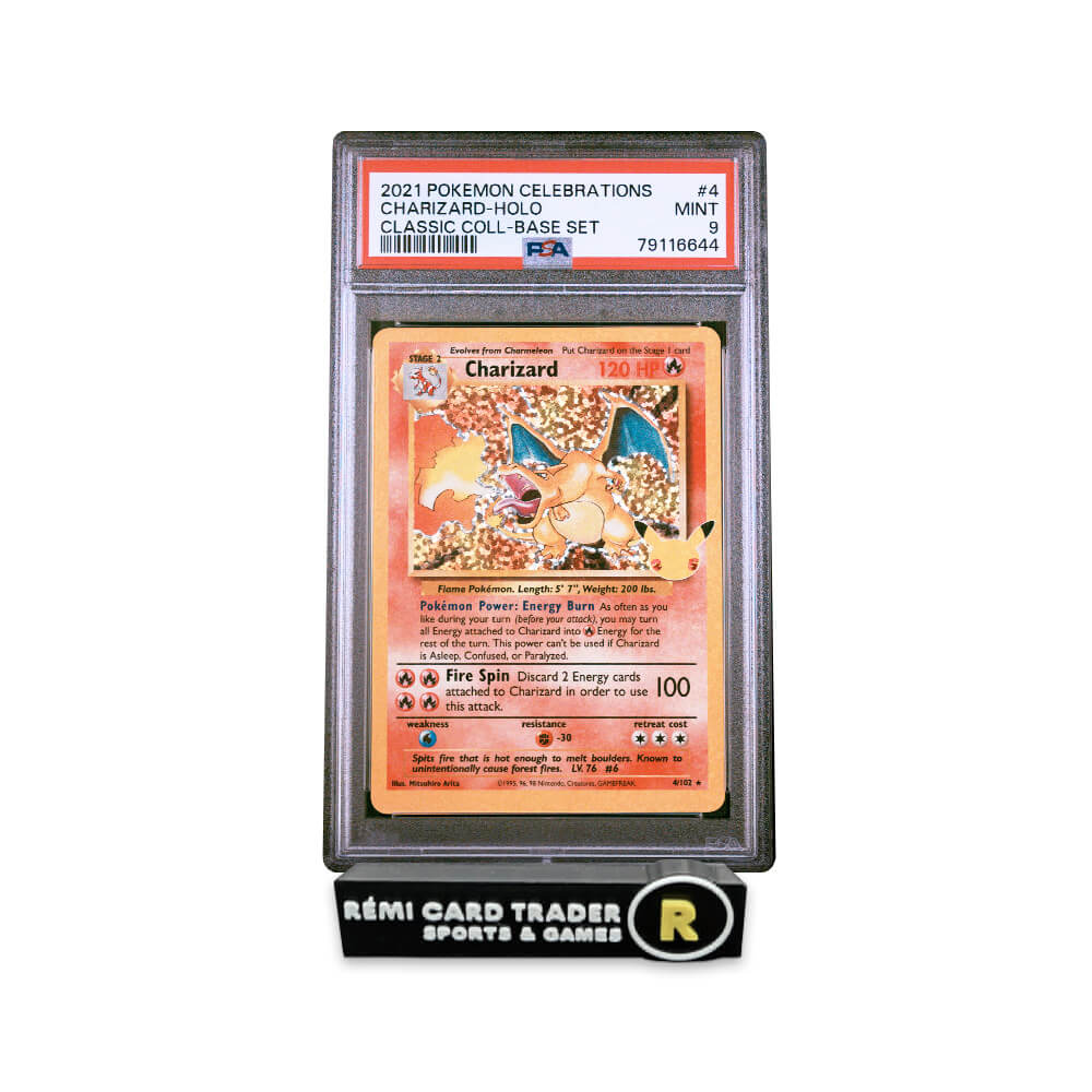 POKÉMON 2021 CHARIZARD (CELEBRATIONS CLASSIC COLLECTION) #4 PSA MINT 9