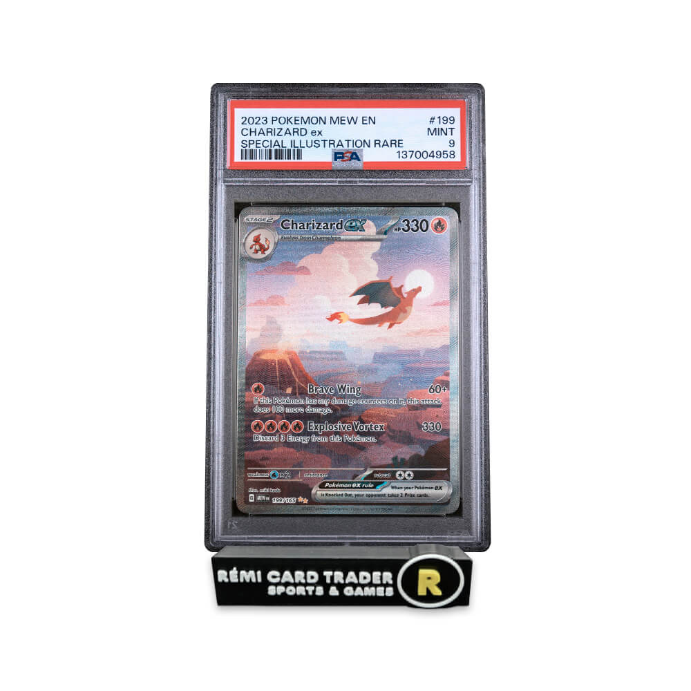 POKÉMON 2023 CHARIZARD EX (151) #199 PSA MINT 9