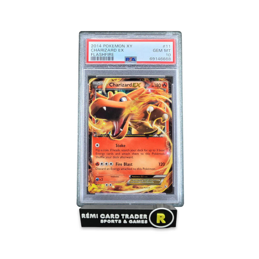 POKÉMON 2014 CHARIZARD EX (FLASHFIRE) #11 PSA GEM MT 10